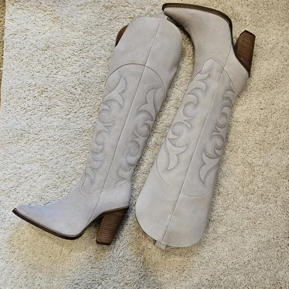 DINGO - White Sz 9 PRIMADONNA Tall High Heel Western Boot - NEW - Picture 11 of 11